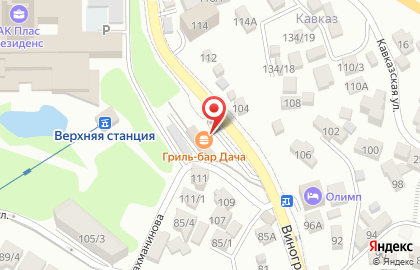 ООО СВА на Виноградной улице на карте