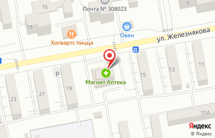 Банкомат БИНБАНК на улице Железнякова на карте