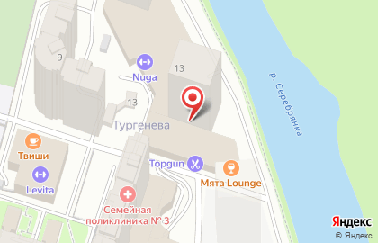 Кальян-бар Мята Lounge в Пушкино на карте