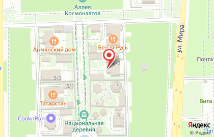 Магазин оренбургского пухового платка Гильдия пуховниц на карте