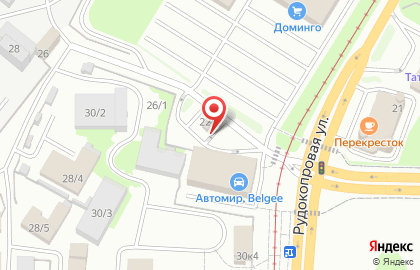 Автомойка самообслуживания Амиго в Центральном районе на карте