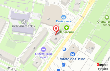 Магазин Продукты на Вокзальной улице на карте