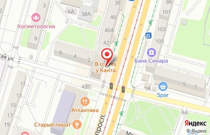 Банкомат Энерготрансбанк в Калининграде на карте