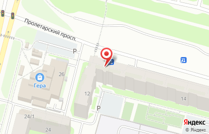 Парикмахерская Нелли на Пролетарском проспекте на карте