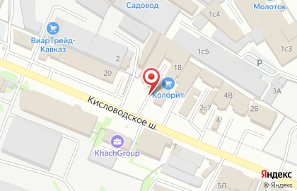 Магазин Мега двери на Кисловодском шоссе на карте