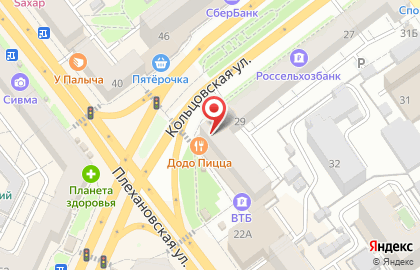 Квартирное бюро Две Подушки на Кольцовской улице на карте