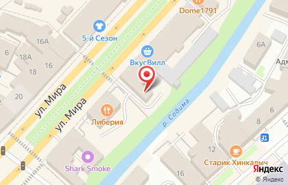 Фабрика натяжных потолков Дельта на улице Мира на карте