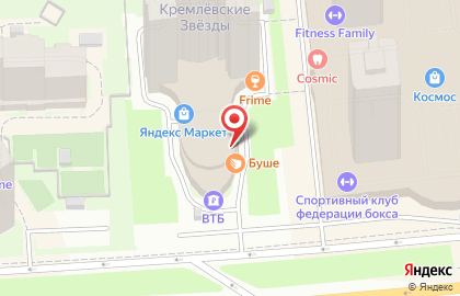 Сеть пекарен-кондитерских Буше в Московском районе на карте