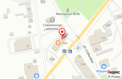 Мясная лавка на Заводской улице на карте