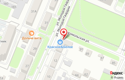 Магазин Красное & Белое в Брянске на карте