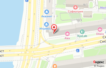 Магазин бытовой техники Asko на метро Смоленская на карте