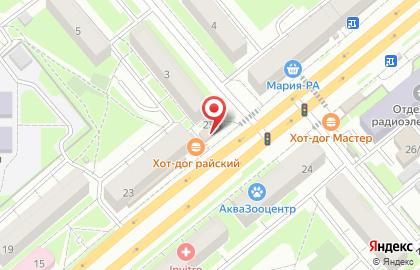 Кафе быстрого питания Dонер на проспекте Дзержинского на карте