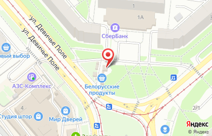 Киоск по продаже фруктов и овощей в Коломне на карте