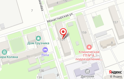 Магазин Красное & Белое на Монастырской улице, 161 на карте