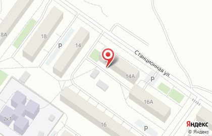 Продовольственный магазин Фортуна на Станционной улице на карте