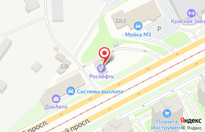 Технический центр Роснефть в Красногвардейском районе на карте