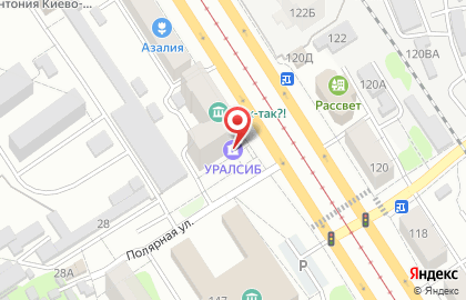 Банк Уралсиб в Барнауле на карте