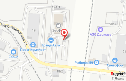 Автостоянка в Перми на карте