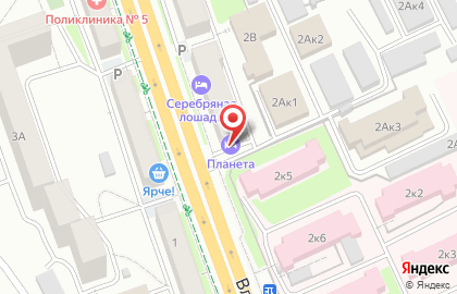 Хостел Планета на карте