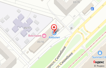 Ветеринарная клиника Айболит в Набережных Челнах на карте