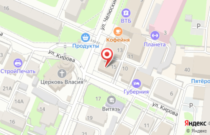 СтройМарка на улице Челюскинцев на карте