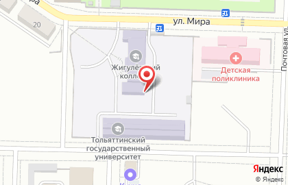 ЖГК на улице Мира на карте