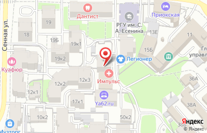 Международная школа профессий на Семинарской улице на карте