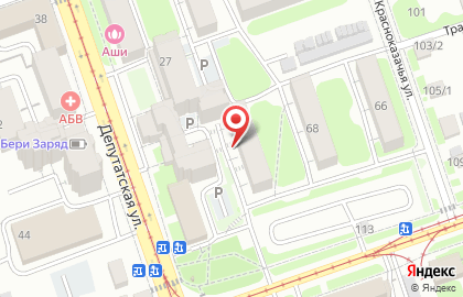 Курьерская компания Major Express в Октябрьском районе на карте