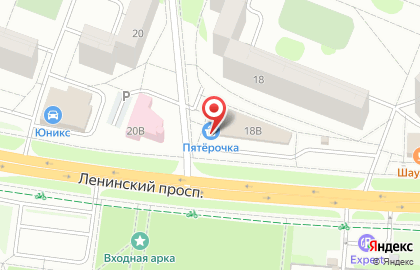 Супермаркет Пятёрочка в Йошкар-Оле на карте