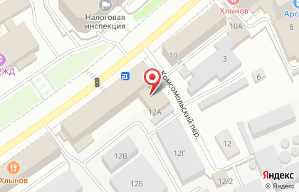 Торгово-строительная компания КровляПрофиКиров на Комсомольской на карте