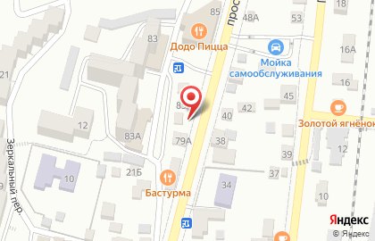 Шиномонтажная мастерская на проспекте Победы на карте