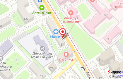 Многопрофильный магазин Новосел в Смоленске на карте