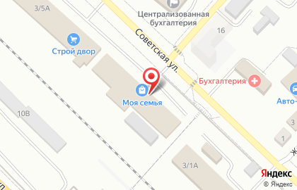 Магазин строительных материалов Семья Строй на карте