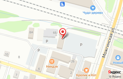 Бизнес-центр Мост, торговый центр на Вокзальной улице на карте