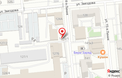 Автостоянка в Омске на карте
