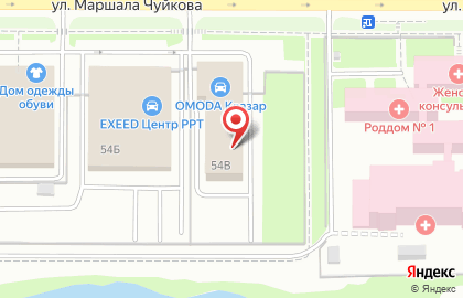 Автотехцентр EMEX-Сервис на улице Маршала Чуйкова на карте