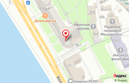 Супермаркет Пятёрочка в Москве на карте
