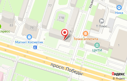 Магазин автозапчастей для иномарок АвтомоЛЛ на проспекте Победы на карте