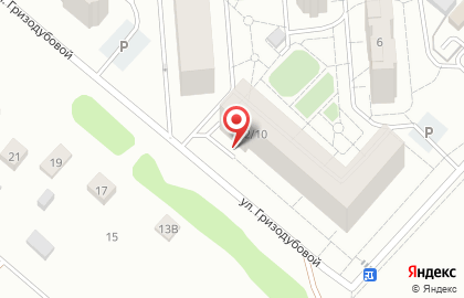 Компания СТК на улице Гризодубовой на карте