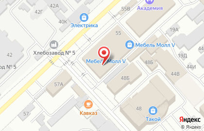 Магазин штор и карнизов, ИП Самохина О.А. на Козловской улице на карте