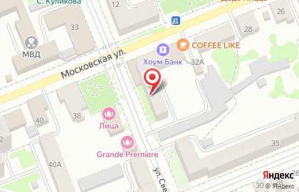 Юридическая компания Закон и Порядок на Московской улице на карте