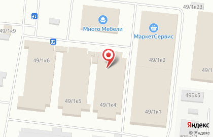 Салон корпусной мебели на площади Сибиряков-Гвардейцев на карте