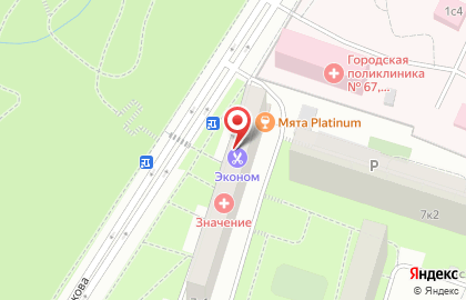 Эконом-парикмахерская Эконом-парикмахерская в Москве на карте