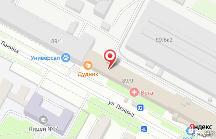 ЛОТОС на улице Ленина на карте
