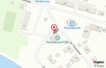 Петровский сельский дом культуры на карте