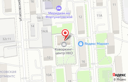Коворкинг-центр НКО на метро Партизанская на карте