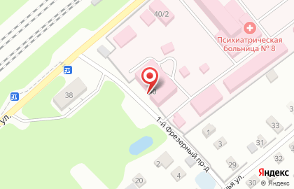 Психиатрическая больница №8 в Орехово-Зуево на карте