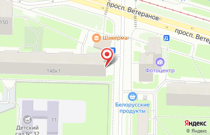 Салон Невская Оптика Вижен Сервис в Красносельском районе на карте