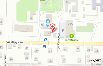Магазин Beer Time на улице Фрунзе на карте