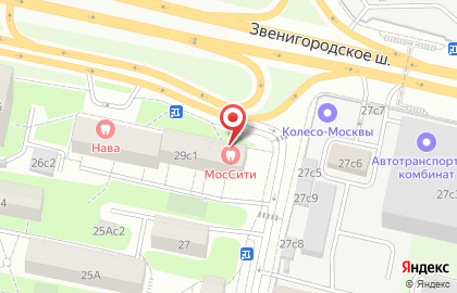 Стоматологическая клиника МОССИТИ на карте